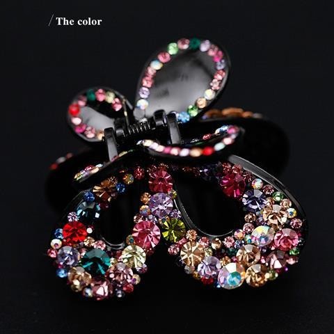 Butterfly Hair Claw - Rhinestone Shine