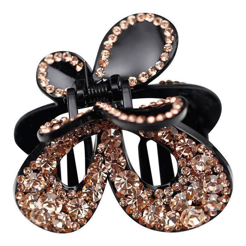 Butterfly Hair Claw - Rhinestone Shine